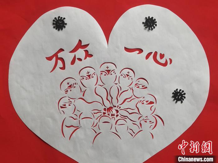 浙江衢州：小小非遗人剪纸话防疫