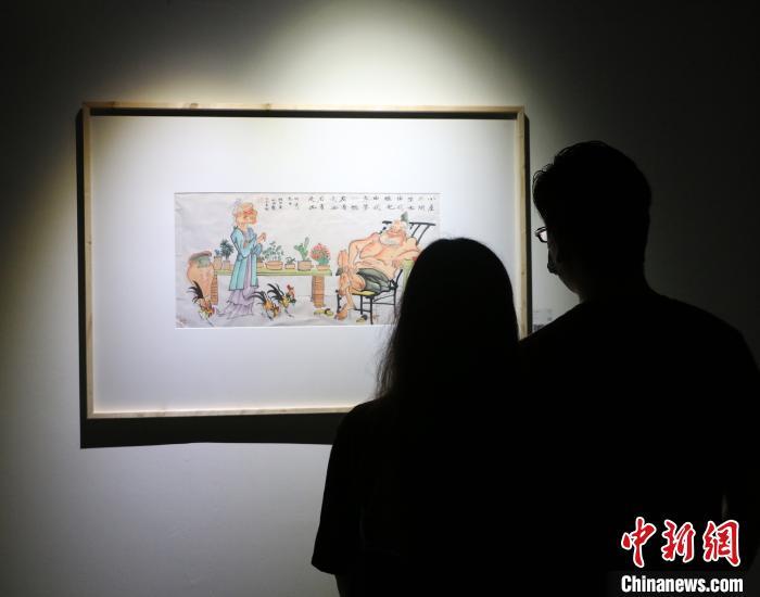 黄永玉非马绘画作品展亮相安徽合肥