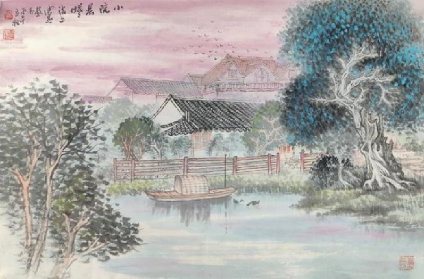 艺术点亮乡村丹青绘就振兴新貌——“艺术点亮乡村”书画展在宝山罗泾镇花红村成功举办