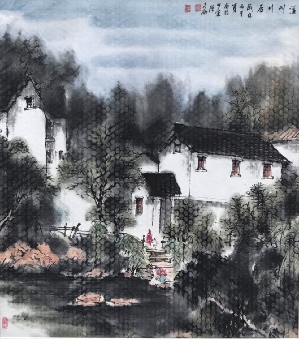 艺术点亮乡村丹青绘就振兴新貌——“艺术点亮乡村”书画展在宝山罗泾镇花红村成功举办