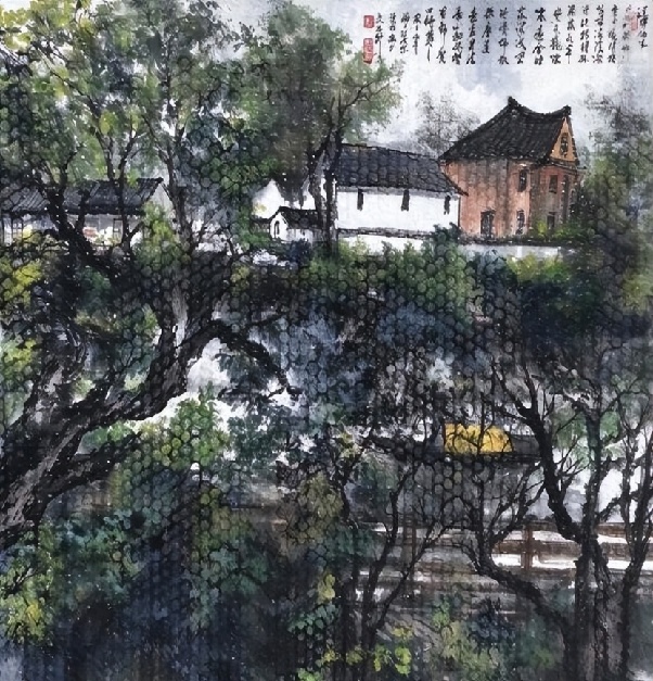 艺术点亮乡村丹青绘就振兴新貌——“艺术点亮乡村”书画展在宝山罗泾镇花红村成功举办
